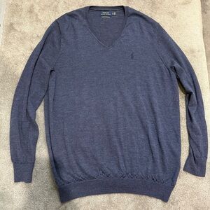 Polo Ralph Lauren Men's Marino Wool V-Neck Sweater
